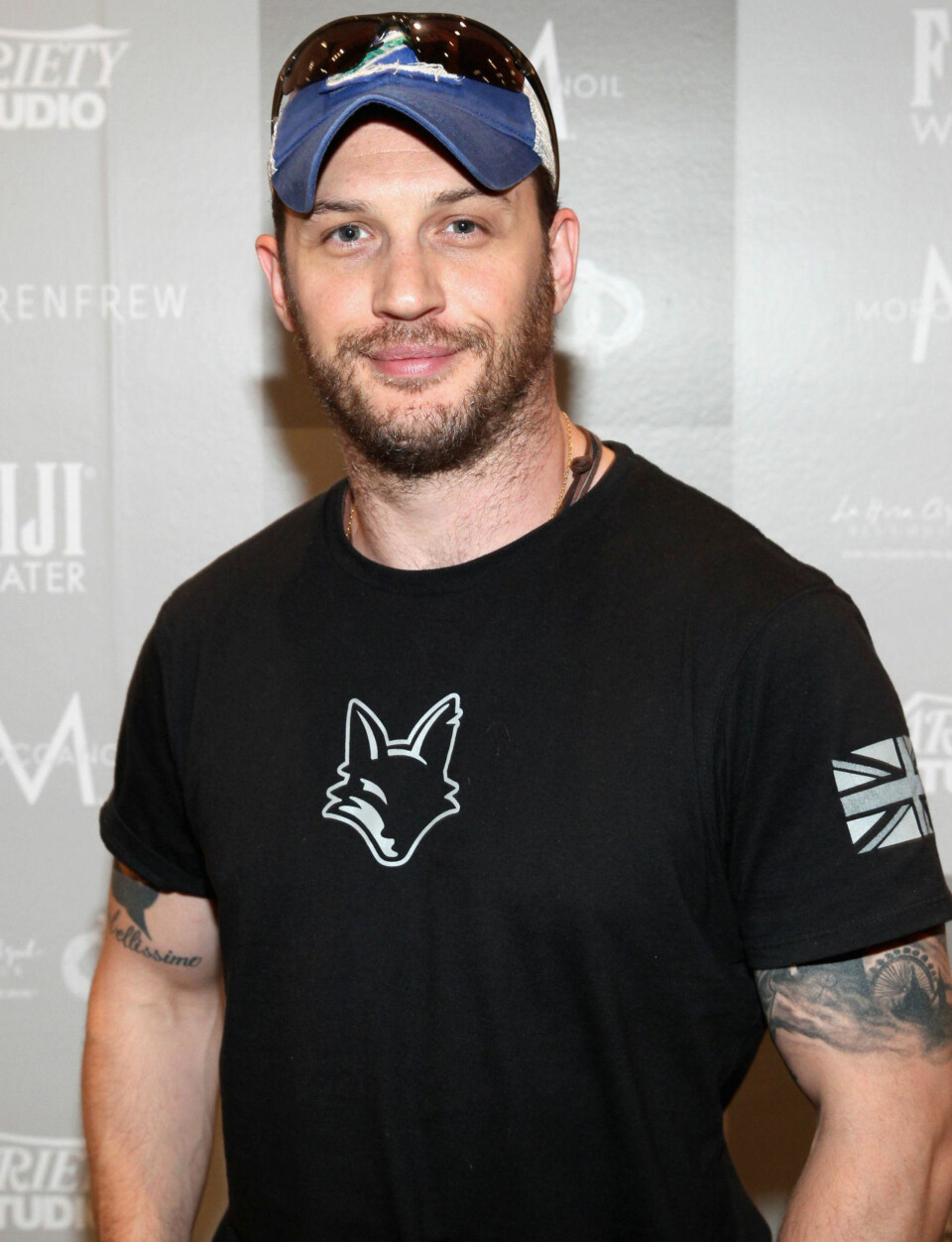 NY FILM: Tom Hardy er premiereklar i Mad Max: Fury Road.