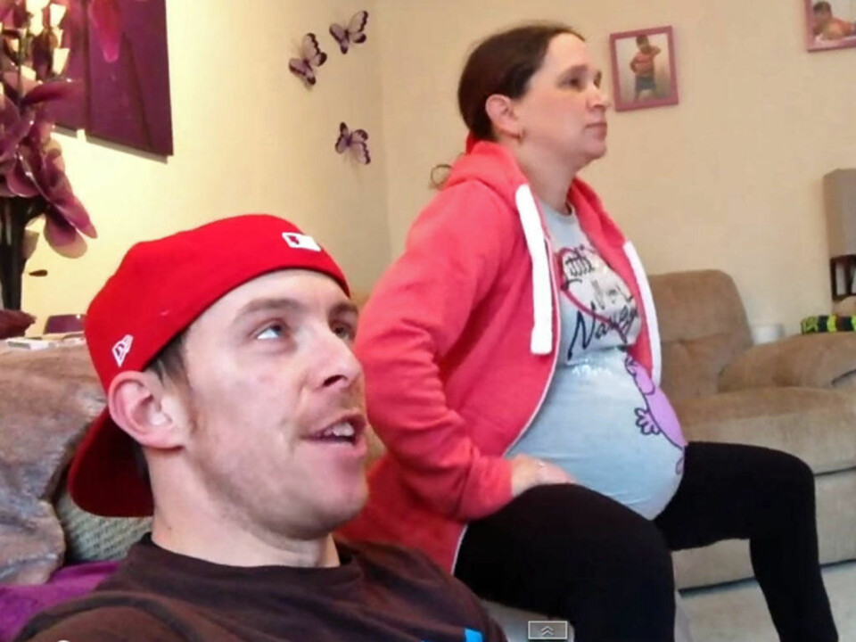MIKE WILSON har laget film om hvordan det er å være mann når kona er gravid.