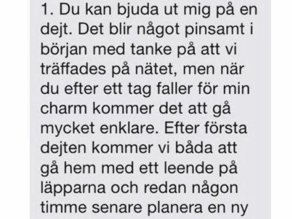 Les hele den morsomme meldingen lenger ned i saken. Vi lover at du ikke kommer til å angre.