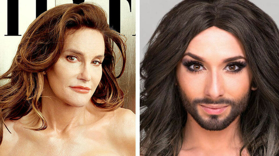 Bildene av Caitlyn Jenner og Conchita gjør menn rasende