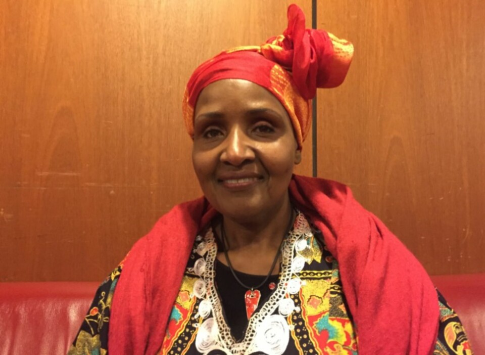 MODIG: Safia Abdi Haase (56) fra Somalia har dedikert sitt liv til kampen mot kjønnslemlestelse. Hun ble selv kjønnslemlestet, tvangsgiftet, mishandlet og voldtatt.