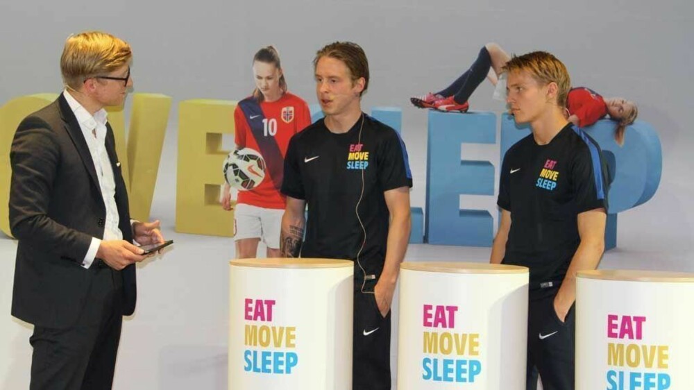 Stefan Johansen og Martin Ødegaard vil gjerne være gode forbilder for dagens unge.