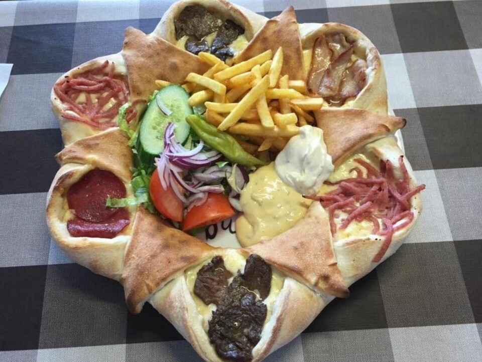 Pizzaen som eksploderte på nett