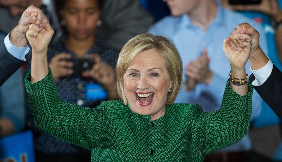 STØTTER: Hillary Clintons offentlige støtte til en ukjent homofil gutt har gått viralt.
