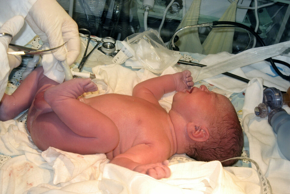 PÅ ET SYKEHUS I MEXICO skal medisinstudenter ha skadet kjønnsorganet til en liten guttebaby da de kuttet navlestrengen. (ILLUSTRASJONSBILDE)