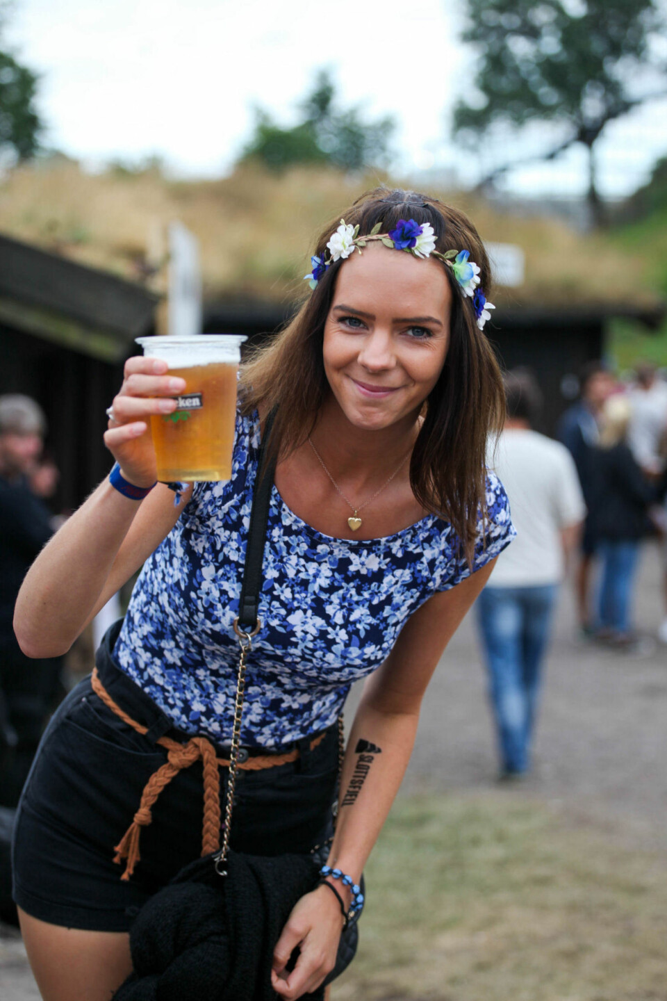 SLOTTSFJELLFESTIVAL: God musikk, noe godt å drikke og godt humør - hva mer kan man be om.