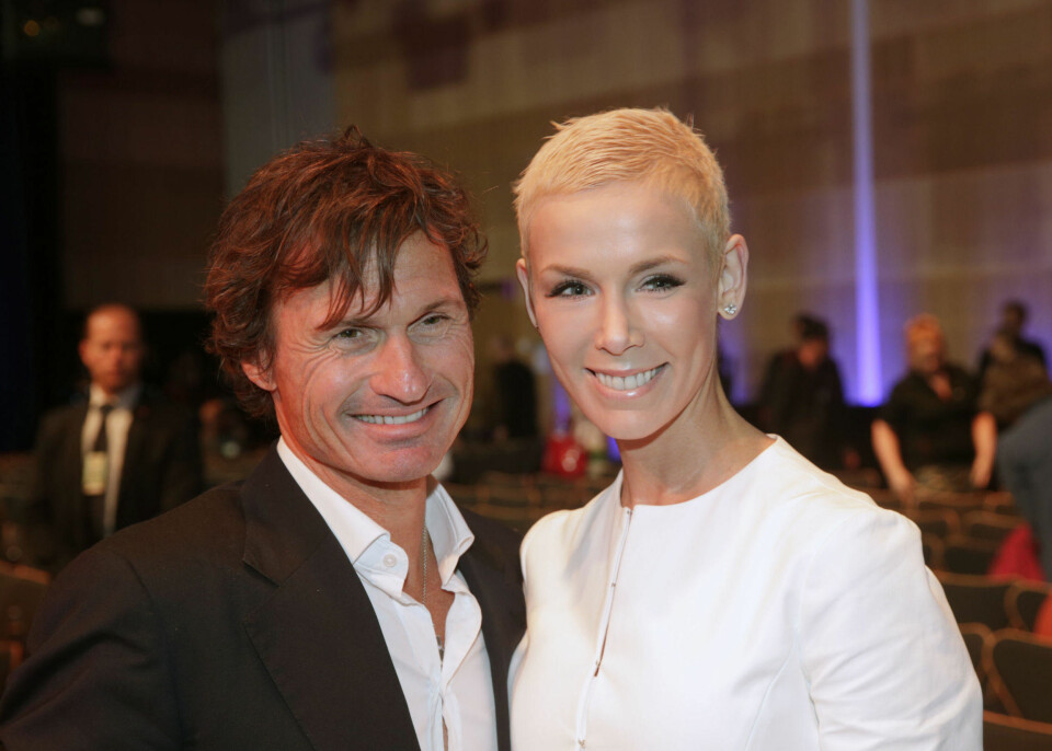 Gunhild og Petter Stordalen festet med kjendisene i Sør-Frankrike. Her et bilde fra EAT-konferansen.