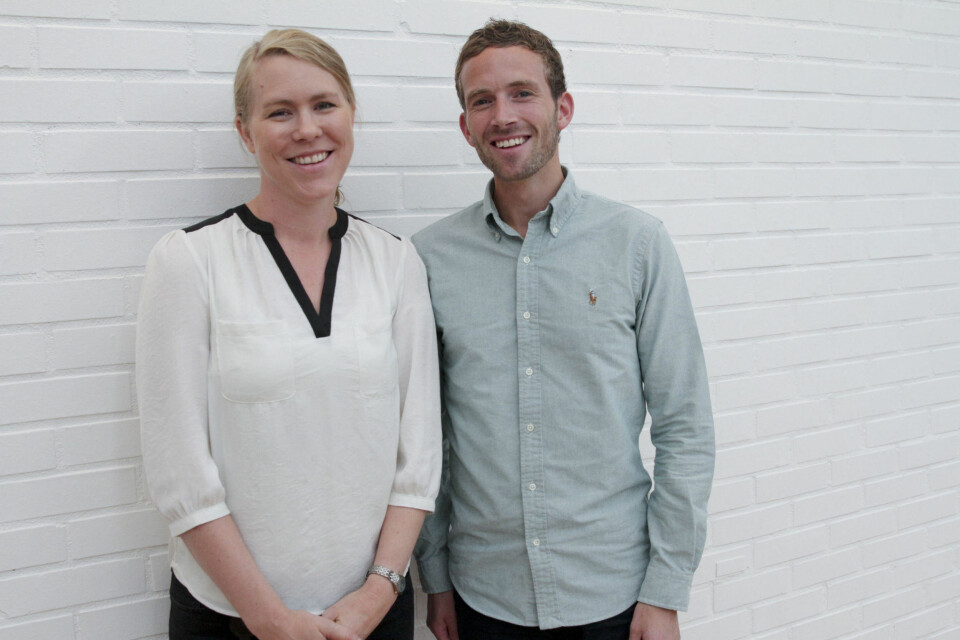 FRA ORKLA: Marthe H. Bogerud Schomacker og Per Ottar Grotle.