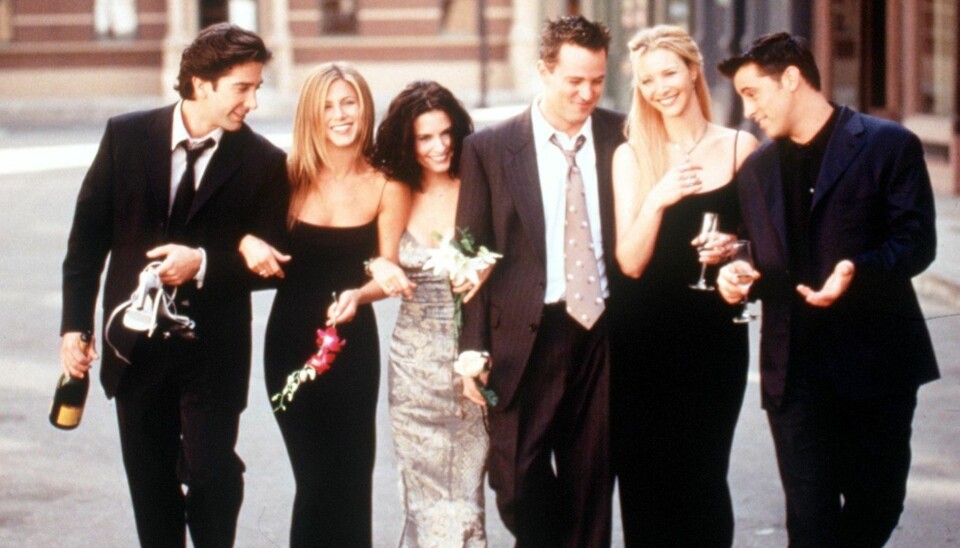 FRIENDS: Gjengen i 'Venner for livet', som serien het på norsk.