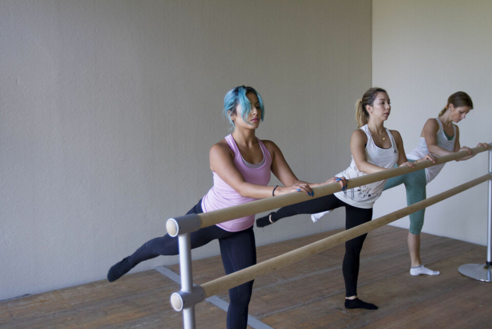 For Mia, som danser til vanlig, var Barre en positiv treningsnyhet.