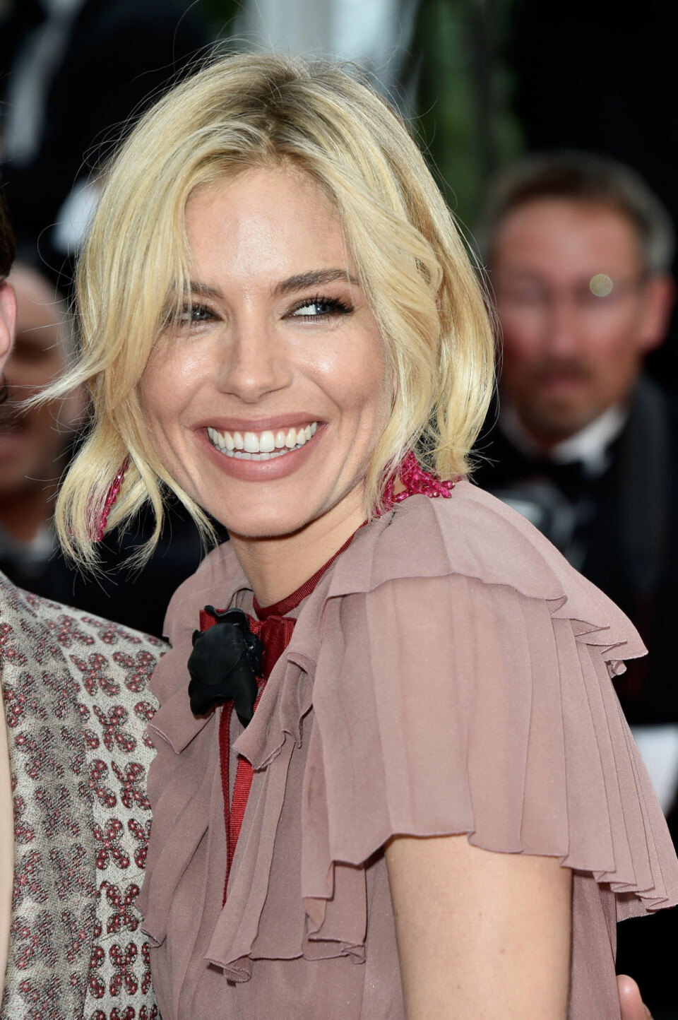 BORTE VEKK: Sienna Miller ble kuttet ut av Johnny Depps siste film, Black Mass,