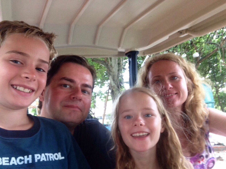 Skolebyråden opplevde feriemarerittet med familien i Thailand