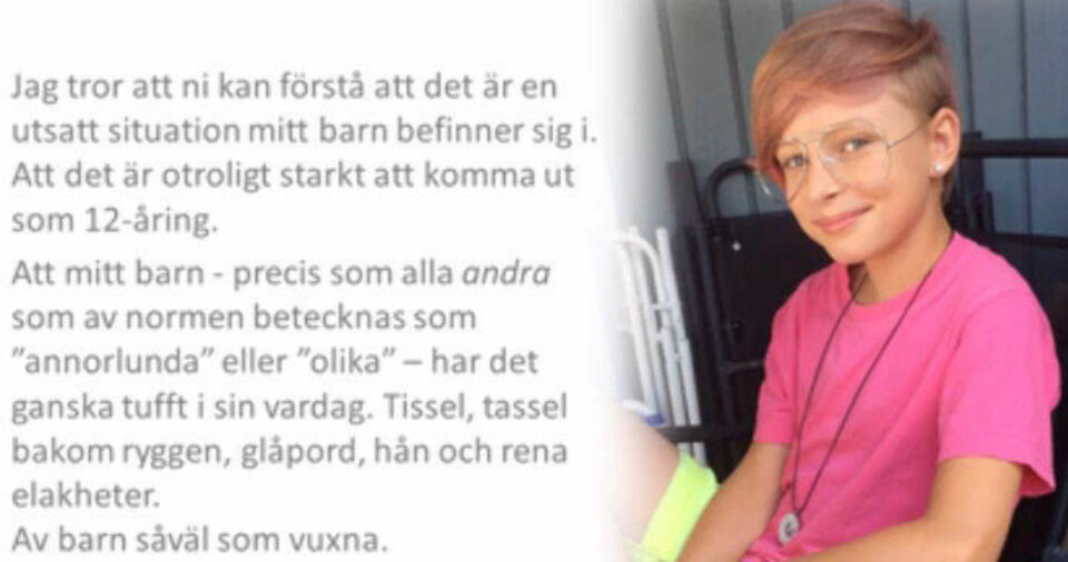 Max Demalva har delt en video av barnet sitt, med dets tillatelse, for at andre skal forstå hvordan det føles å ikke ha noen tilhørighet til kjønn.