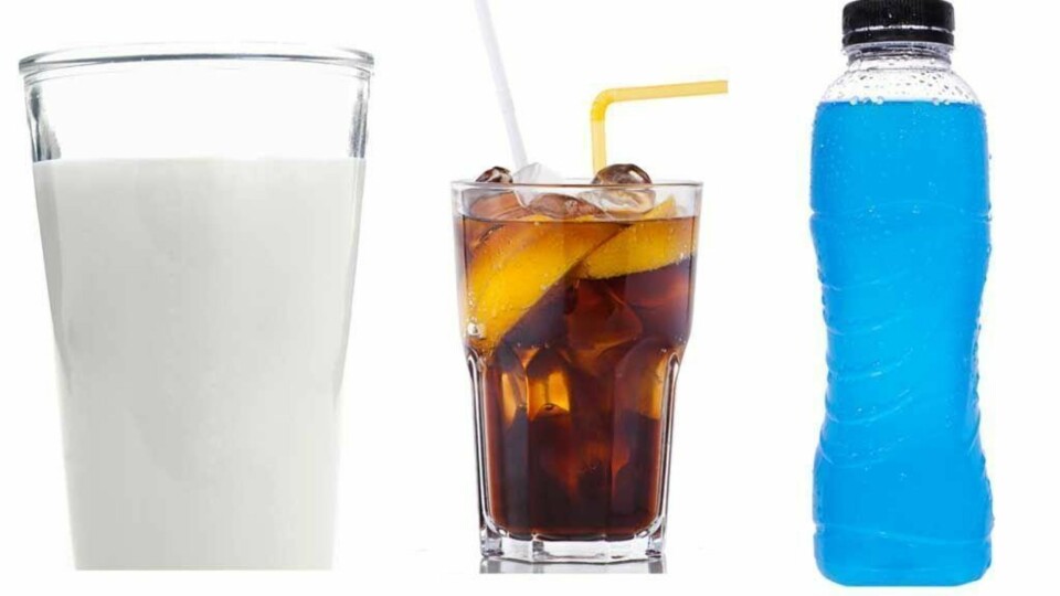 - Melk, brus, lettbrus og energidrikker bør du begrense inntaket av, ifølge Geelmuyden.
