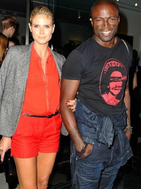 Heidi Klum og artisten Seal fra da de fortsatt var gift i 2011.