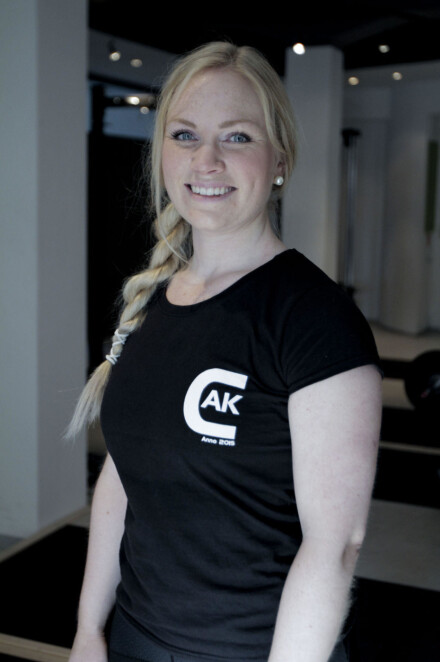 STYRKELØFTER: Anne Marie Hveding fra Christiania Atletklubb.