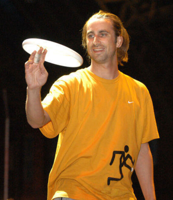 SUNE WENTZEL har flere ganger blitt verdensmester i frisbee.
