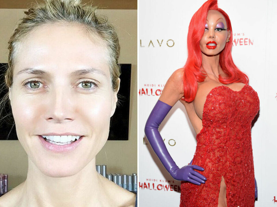 Se hvordan Heidi Klum ble til Jessica Rabbit