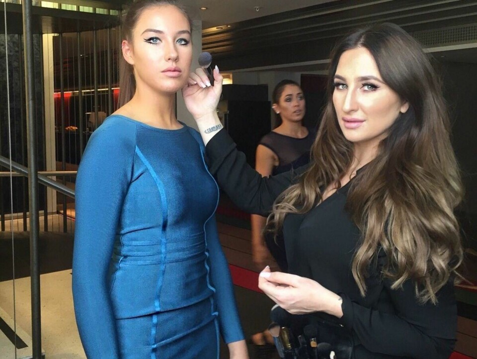 Dajana Tomanovic sminket Sophie Elise i Kim Kardashian-stil
