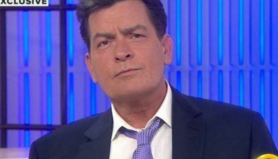 CHARLIE SHEEN snakker ut om HIV-smitten under Today med Matt Lauer.