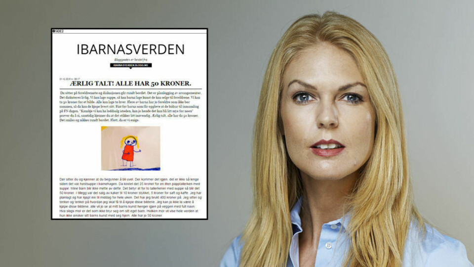DETTE BLOGGINNLEGGET tar opp et viktig tema, mener forbrukerøkonom Elin Reitan.
