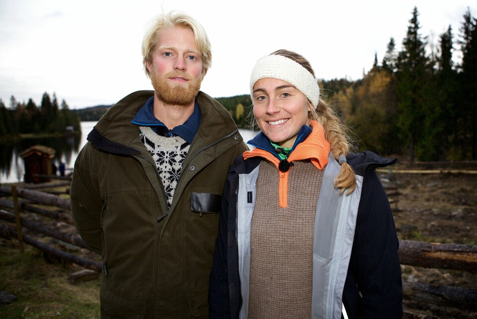 GOD TONE: - Eilev og jeg har en god tone, men er bare venner. Men hvem vet hva fremtiden bringer, sier Charlotte. I kveld møttes de i kvartfinalen.