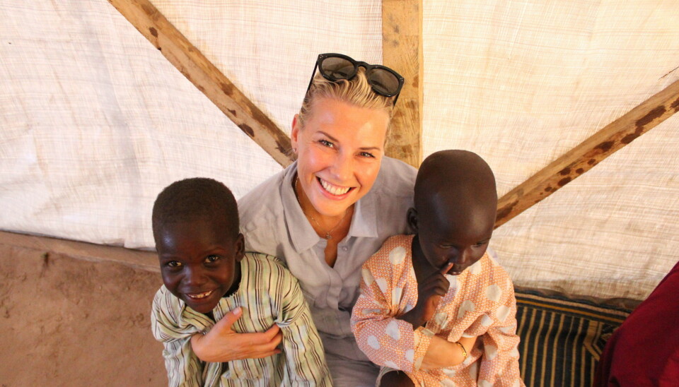 VIBEKE KLEMETSEN er UNICEF-fadder og har vært med organisasjonen til Nigeria.