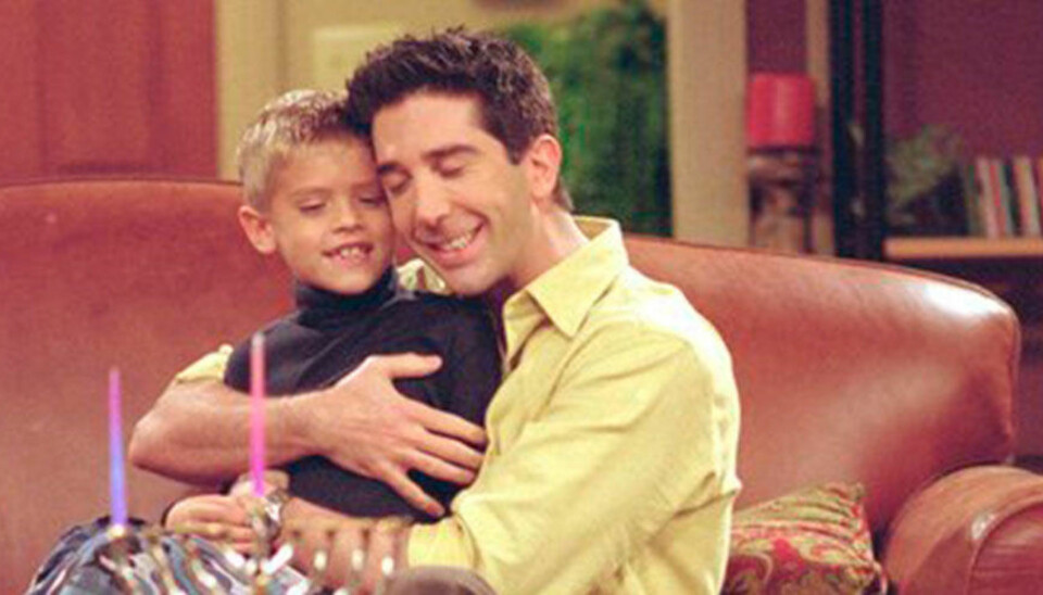 'PAPPA': Ben og Ross - Cole og David Schwimmer.