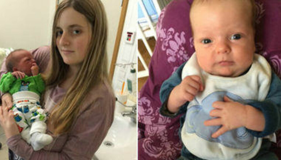 - Karl bare spratt ut, forteller den unge moren Linnea.