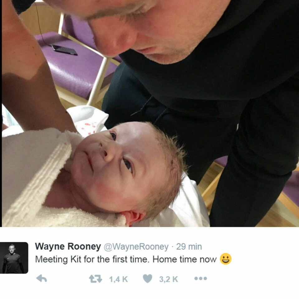 Wayne Rooney: Her er fotball-parets tredje sønn