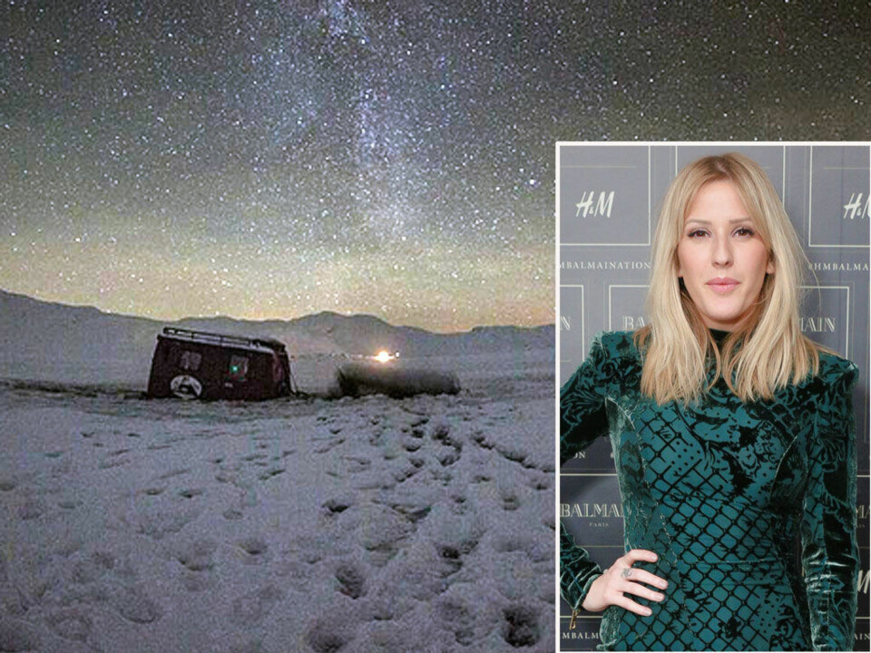 Ellie Gouldings Norges-ferie ble dramatisk da hun gikk gjennom is i 25 minus