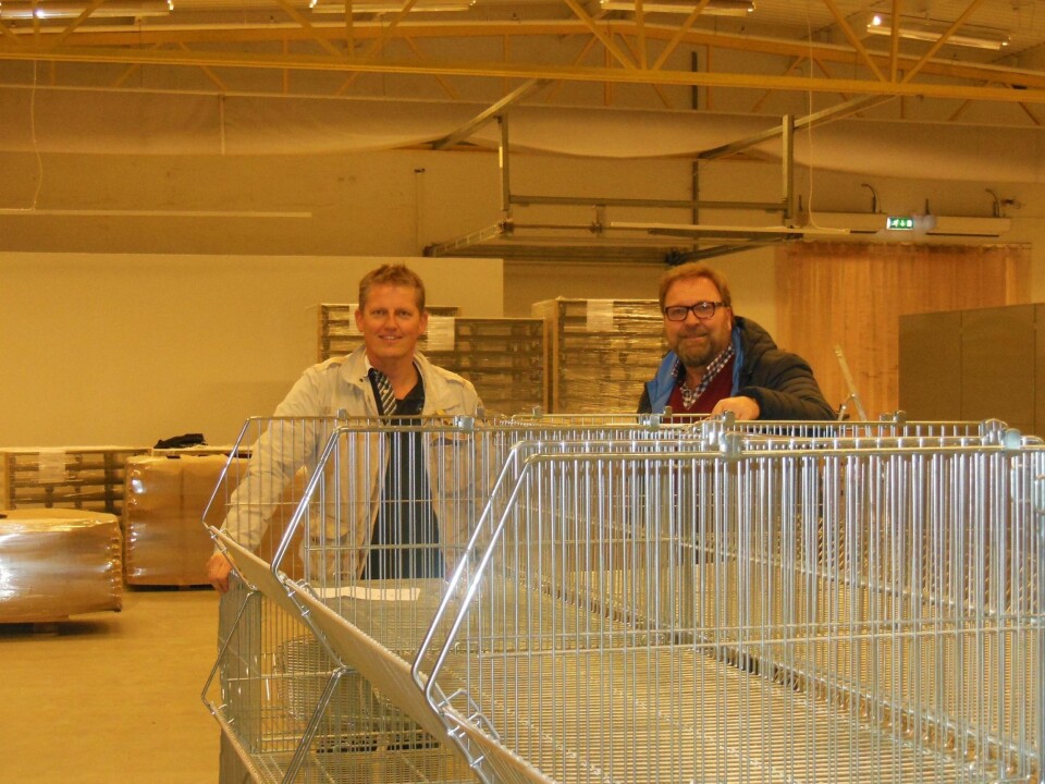 GRÜNDERE: Thor og Trond har brukt et par år på å få i gang butikken, som åpnet i november i fjor. Nå håper de å utvide.