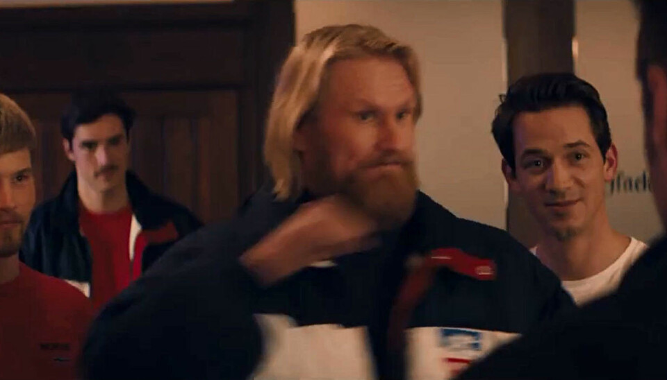 SLÅR JACKMAN: Rune Temte og Mats Sjøgård Pettersen i Eddie the Eagle.