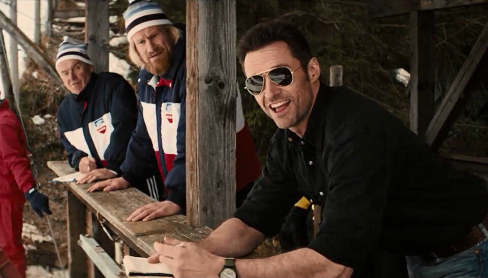 Rune Temte i dialog med Hugh Jackman.
