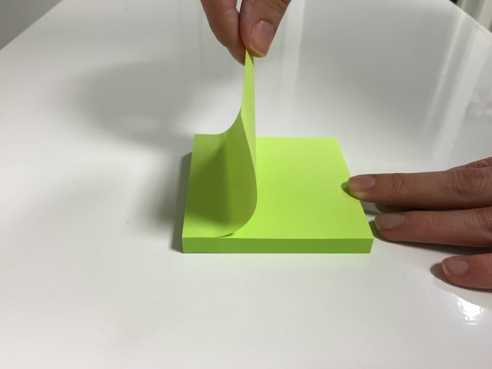 Du har trolig brukt post-it-lapper feil