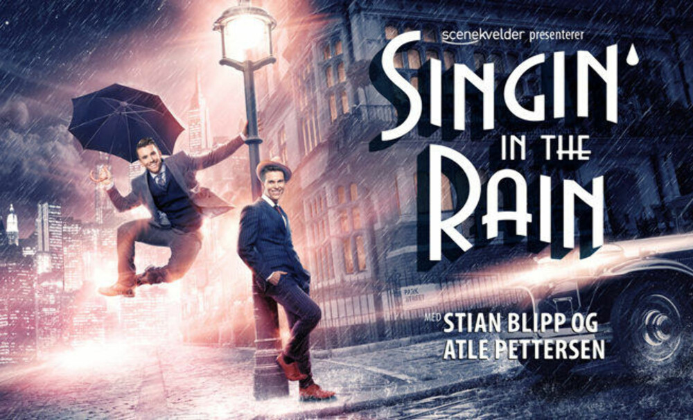 MUSIKAL: Stian Blipp og Atle Pettersen skal spille sammen i musikalen «Singin' in the Rain».