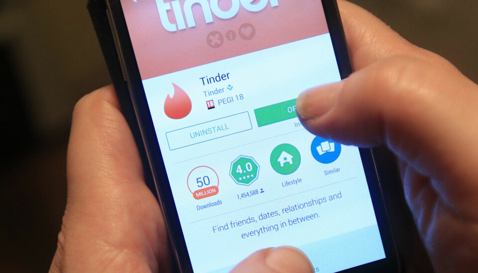 Tinder gjør at du senker dating-standarden din