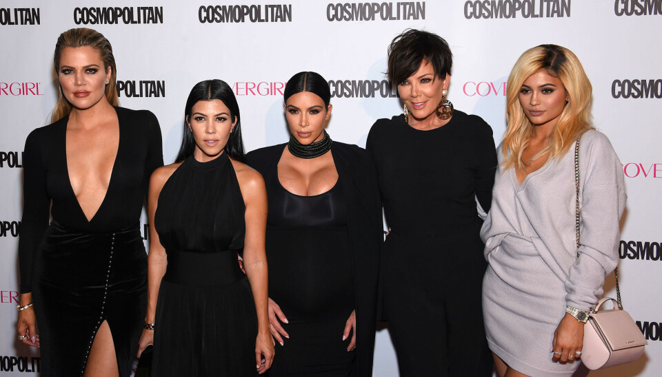 Khloe Kardashian, Kourtney Kardashian, Kim Kardashian, Kris Jenner og Kylie Jenner i oktober.