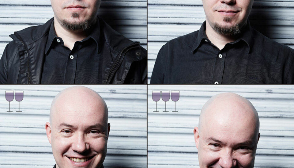 Se hvordan folk forandrer seg etter tre glass vin