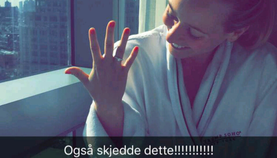 TV 2-programleder Katarina Flatland har forlovet seg