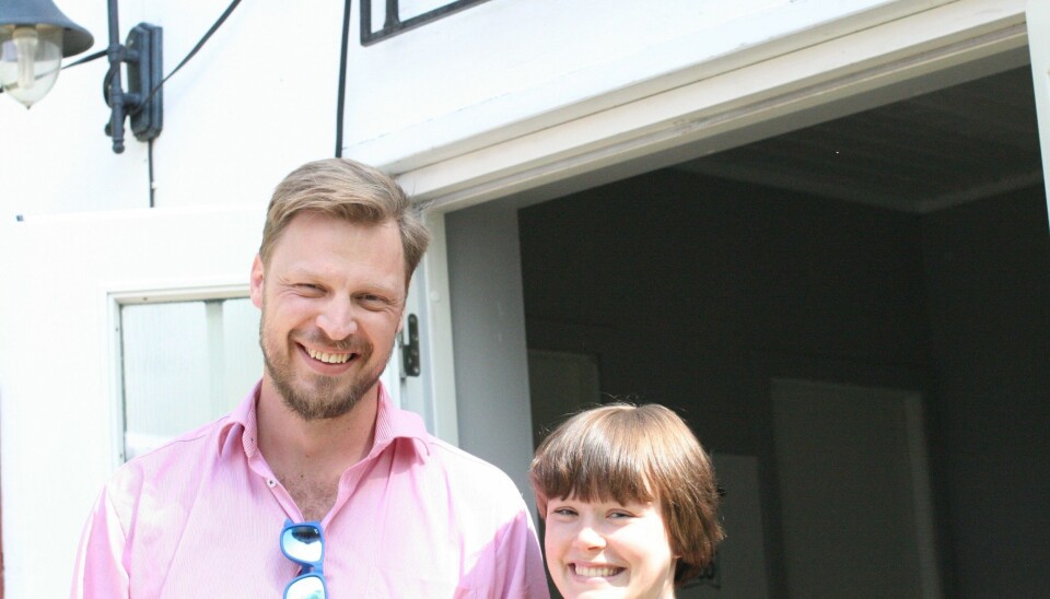 Thorleif og Karla sammen på Brønnøya i Asker.
