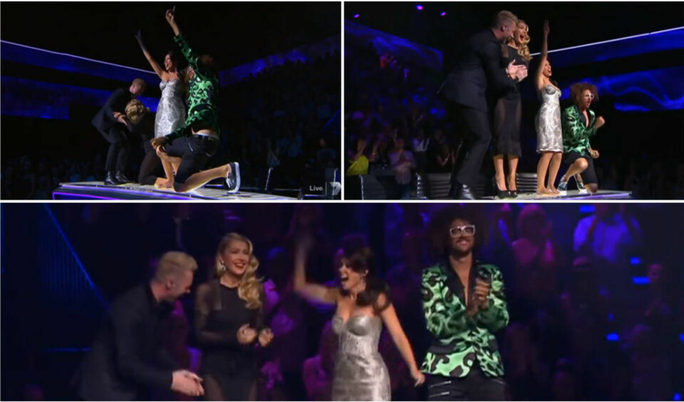X FACTOR-dommerne sto på bordet og jublet da Dami Im fremførte låta 'And I am telling you I'm not going' i 2013.