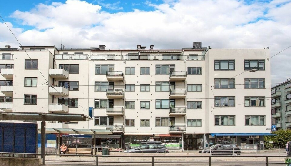 Bygården ligger i Kirkeveien på Majorstua.