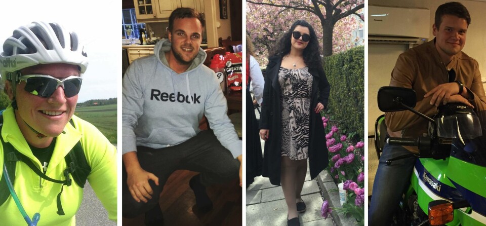 ETT ÅR ETTER: May Jorun, Per Arne, Romina og Erik avbildet ett år etter Biggest Loser-finalen.