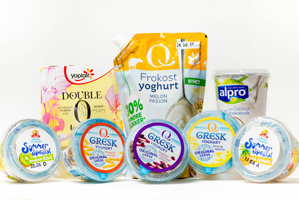 SIDE2 HAR SMAKT PÅ åtte ulike yoghurtnyheter som kom i butikk i mai.