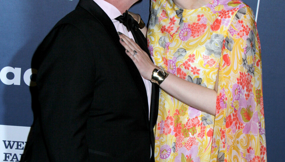 Lea DeLaria og forloveden Chelsea Fairless underl GLAAD Media Awards i Los Angeles tidligere i år.