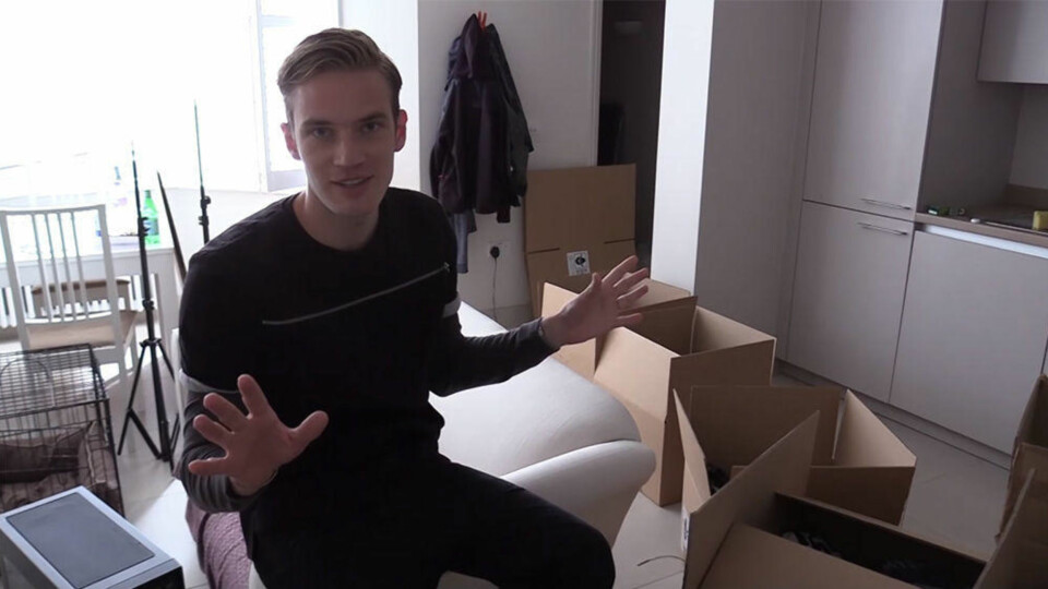 Youtube-stjernen Pewdiepie kastet ut av leiligheten
