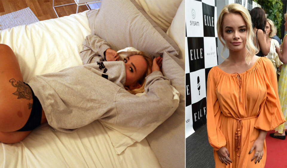 Sophie Elise Isachsen skriver at hun har gått opp ni kilo på ett år.