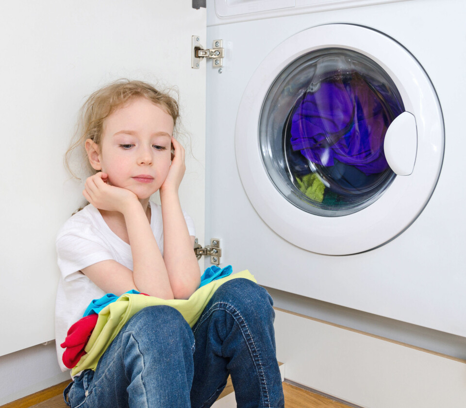 - 8-åringer kan ta klesvasken selv