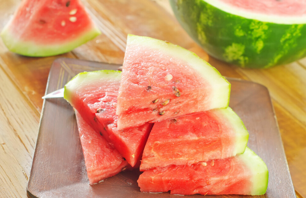 SOMMERFAVORITT: Mange har dilla på vannmelon i sommermånedene.